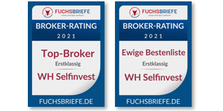 WH SelfInvest is the best broker according to the German Fuchs Report.